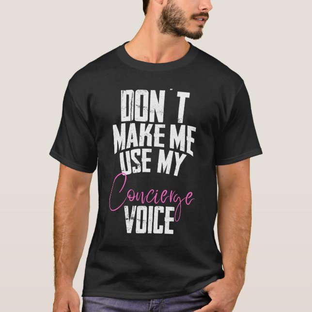 Tvinga mig inte använda min medlarröst t shirt (Framsida)