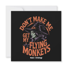 Tvinga mig inte att hämta mina flygande apor Rolig