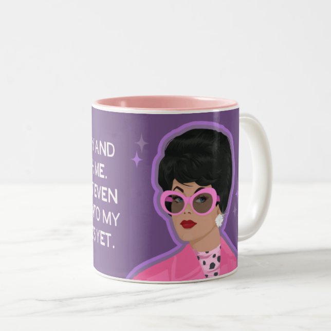 Tvinga mig inte in i mina reserver! Två-Tonad mugg (Framsida höger)