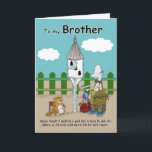 Tvinga mig lustigt Brother Birthday-kort Kort<br><div class="desc">Nu har vi ett underbart litet roligt födelsedagsmattkort,  perfekt för en vän eller familjemedlem som behöver lite glädje!</div>