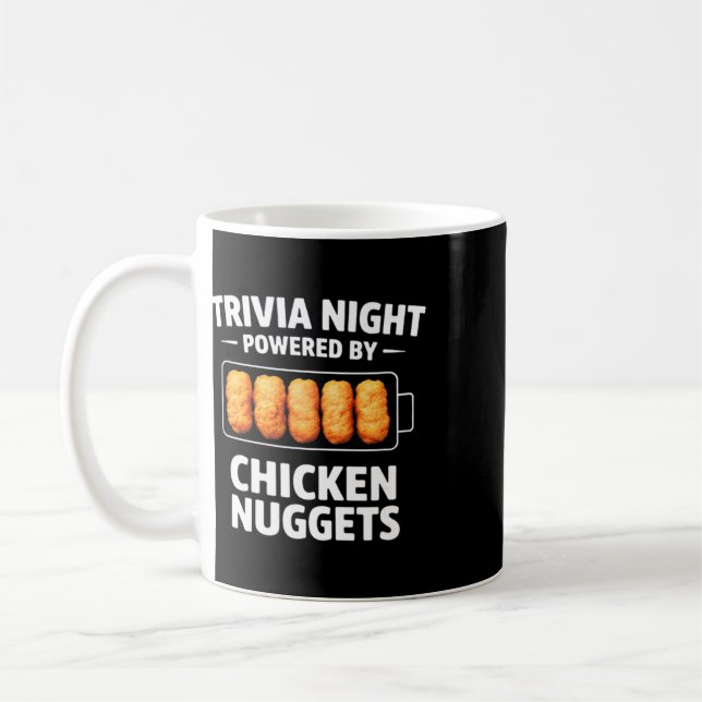 Tvistkväll Drivs Av Kycklingnuggets  Kaffemugg (Vänster)