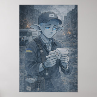 Tvivel / brevbärare / gata poster