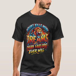Tvivel dödar fler drömmar Motivations t-shirt 