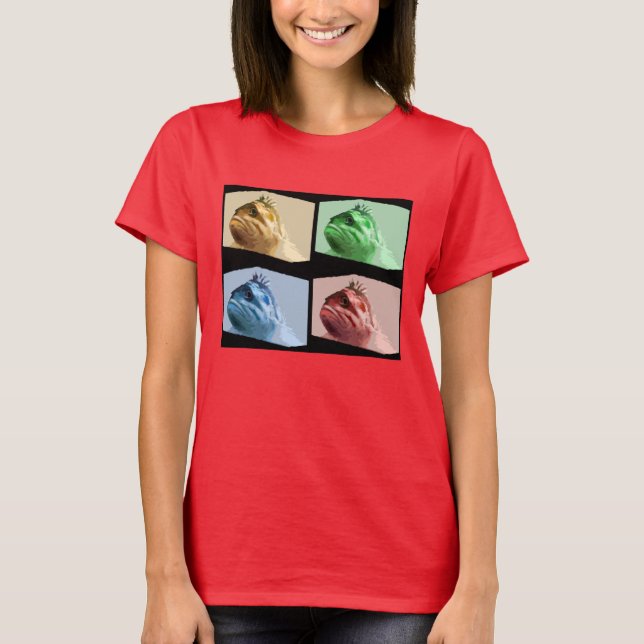 Tvivelaktig fisk är tveksam t-shirt (Framsida)