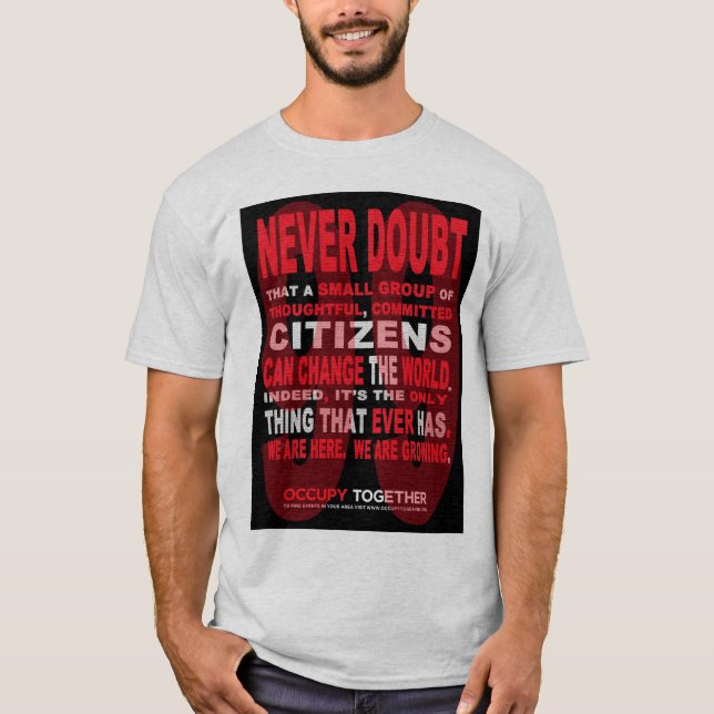 Tvivla aldrig skjortan för medborgare T Shirt (Framsida)