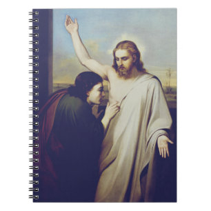 Tvivlande Sankt Thomas av Silvestro Lega Anteckningsbok