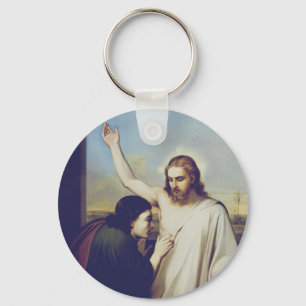 Tvivlande Sankt Thomas av Silvestro Lega Nyckelring