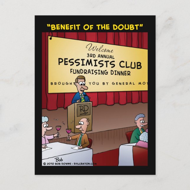 "Tvivlet har gynnats" Vykort (Framsida)