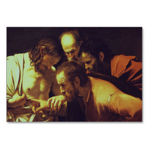Tvivlet hos Thomas av Caravaggio Bordsnummer