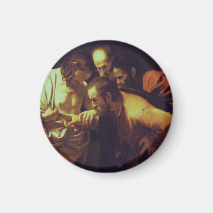 Tvivlet hos Thomas av Caravaggio Magnet
