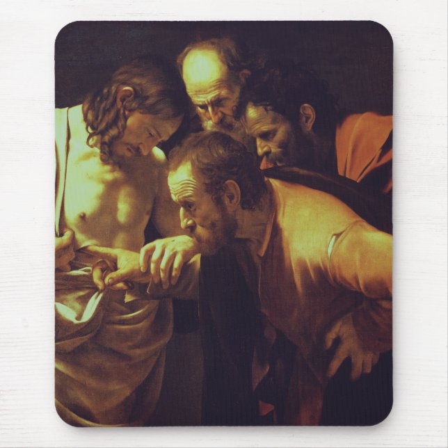 Tvivlet hos Thomas av Caravaggio Musmatta (Framsidan)