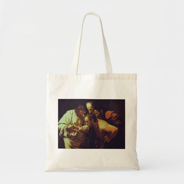 Tvivlet hos Thomas av Caravaggio Tygkasse (Framsidan)