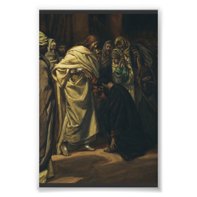 Tvivlet hos Thomas av James Tissot Fototryck (Framsidan)