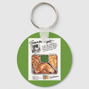 TVmiddag Retro Keychain Nyckelring