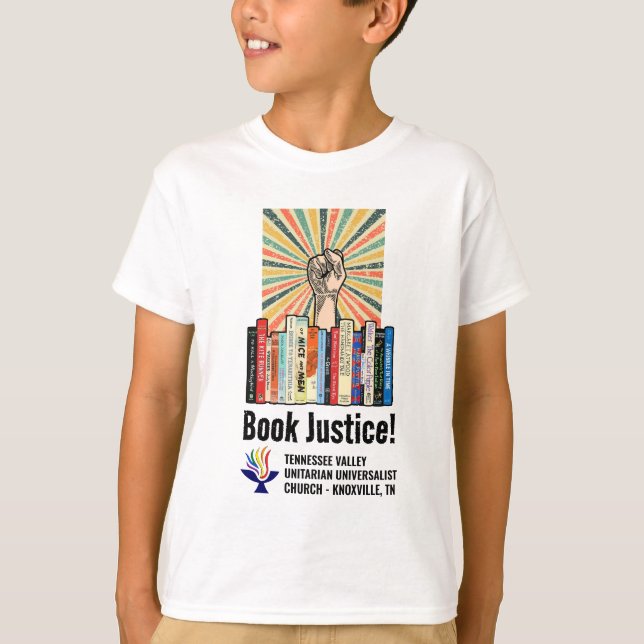 TVUC - Bok Justice! T Shirt (Framsida)