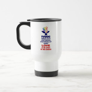 TVUC Chalice Logotyp Symbol, Kärlek är själen Resemugg