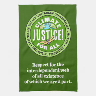 TVUUC Climate Justice! För alla Kökshandduk