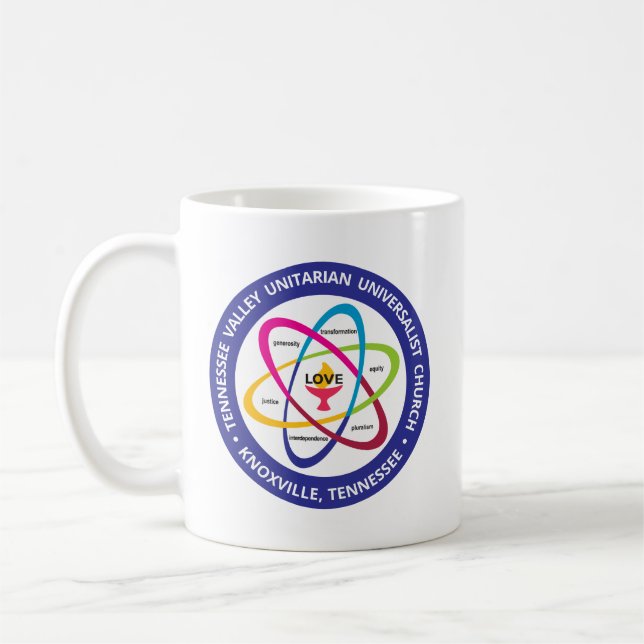 TVUUC - Dela värden Atom Kaffemugg (Vänster)