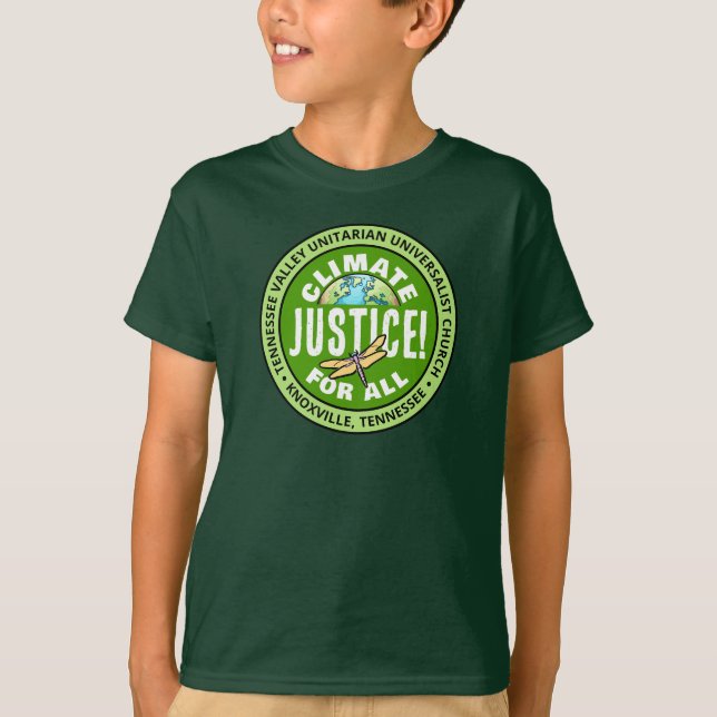 TVUUC Klimaträttvisa! för ALLA T-Shirt (Framsida)