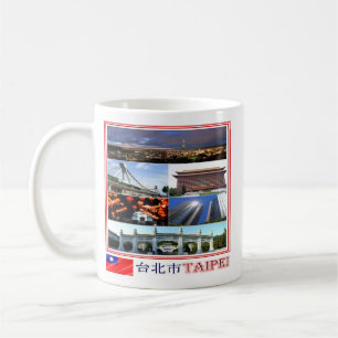 TW009 TAIPEI, Mosaic, Taiwan Formosa Kaffemugg