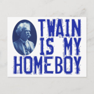 Twain är min hempojke vykort