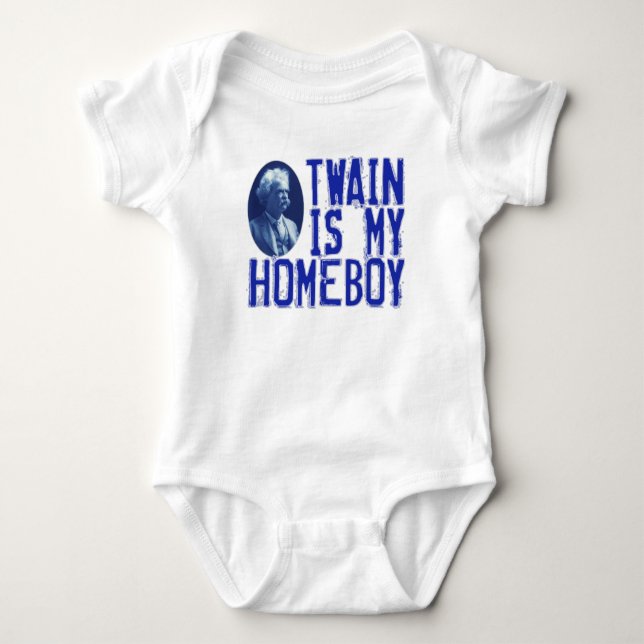 Twain är min Homeboy Tee Shirt (Framsida)