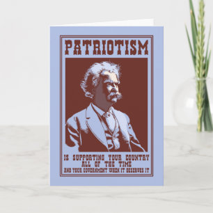 Twain - Patriotism Kort