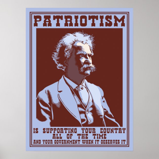 Twain - Patriotism Poster (Framsidan)