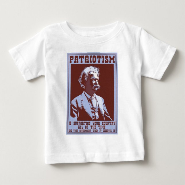 Twain-Patriotism Tee Shirt (Framsida)