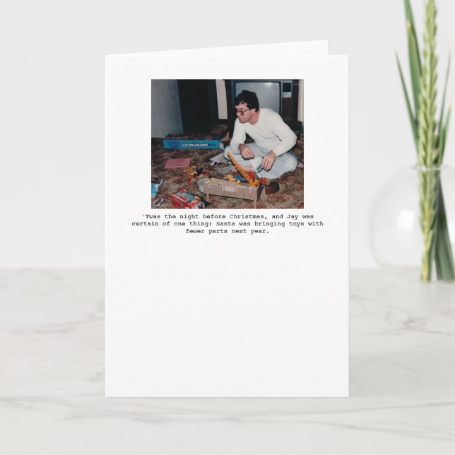 'Twas natten för jul…, Hälsningkort Helgkort (Framsida)