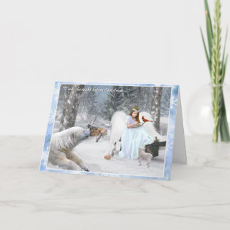 Twas natten för jul - helgdagskort helgkort