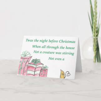 twas natten för jul helgkort