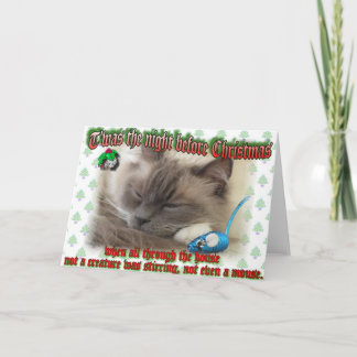 T'was natten för jul helgkort