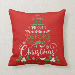 Twas som natten för jul kudder kudde