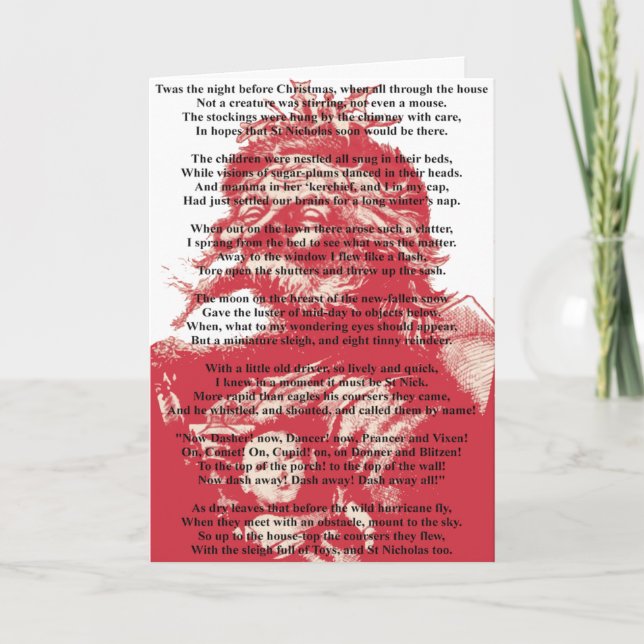 Twas the Night Helgkort (Framsida)