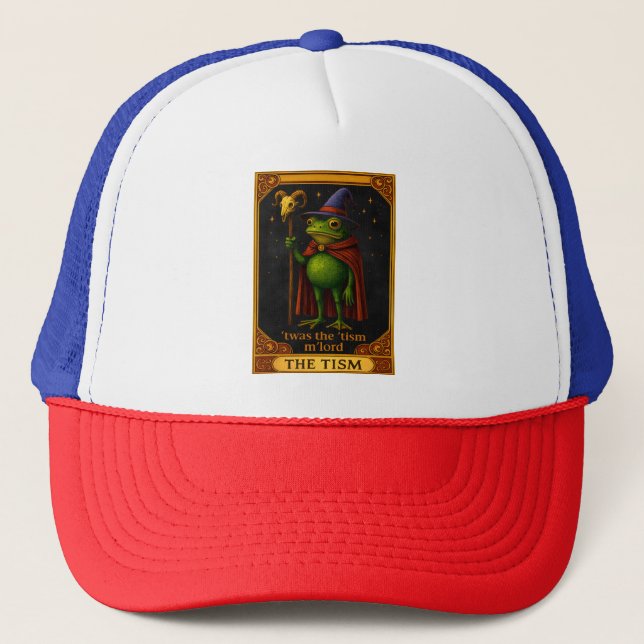 T'was The 'Tism M'Lord Frog Meme Autism Awareness Keps (Framsida)