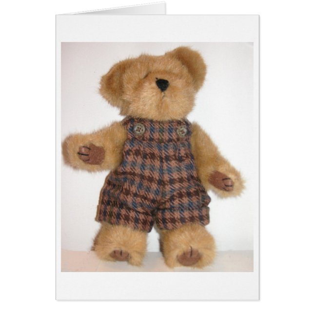 Tweedie Teddy Hälsningskort (Framsidan)