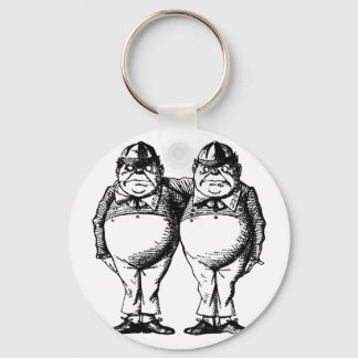 Tweedle Dee and Tweedle Dum Nyckelring