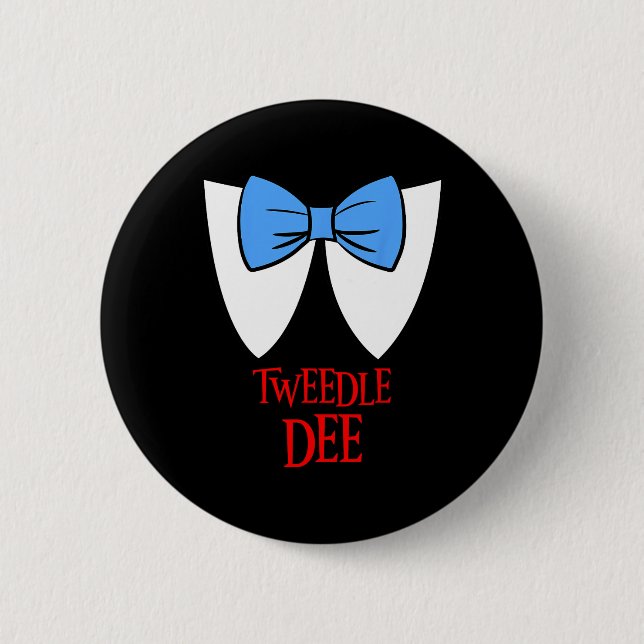 Tweedle Dee Costume Halloween Fairytale Character Knapp (Framsida)