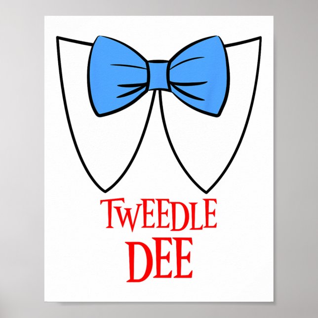 Tweedle Dee Costume Halloween Fairytale Character Poster (Framsidan)