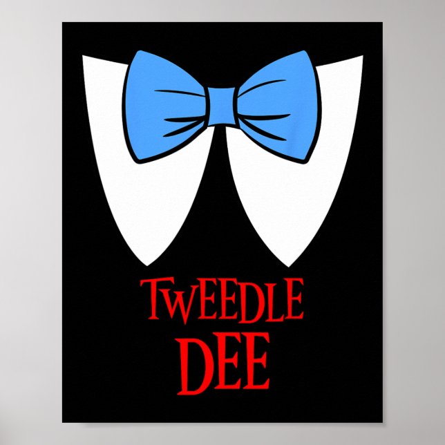 Tweedle Dee Costume Halloween Fairytale Character Poster (Framsidan)