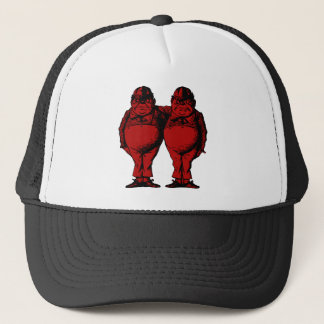 Tweedle Dee och Tweedle den Dum Inked röda Keps