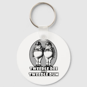 Tweedle Dee och Tweedle den Dum logotypen Nyckelring