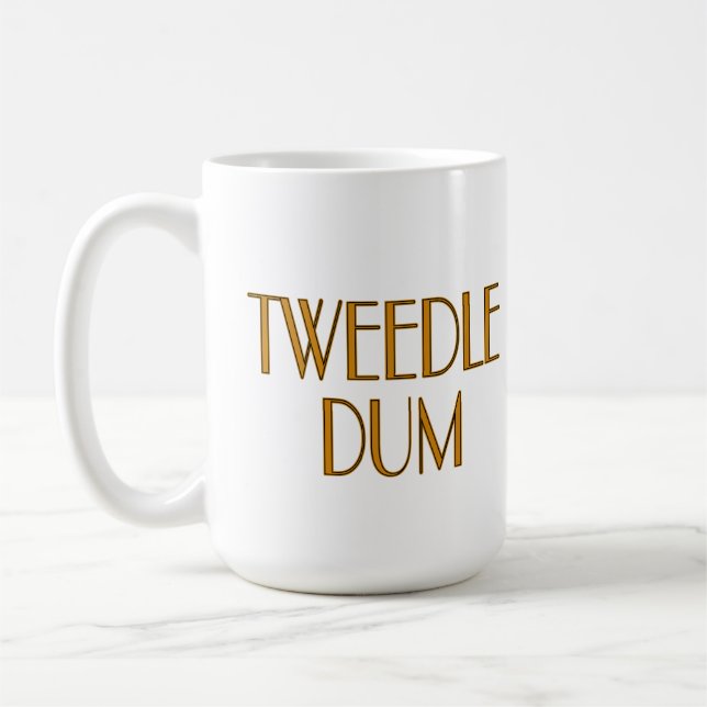 Tweedle Dee och Tweedle Dum Kaffemugg (Vänster)