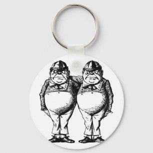 Tweedle Dee och Tweedle Dum Nyckelring