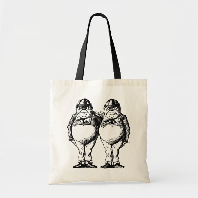 Tweedle Dee och Tweedle Dum Tygkasse (Framsidan)