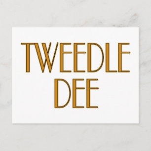 Tweedle Dee Vykort
