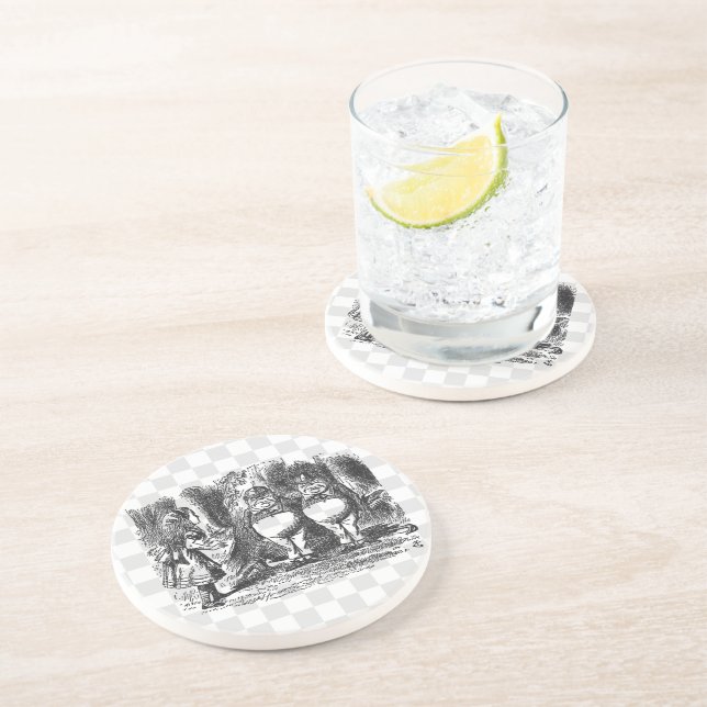 Tweedle Dum och Tweedle Dee Underlägg Sandsten (Sidan)