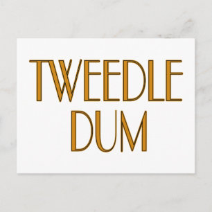Tweedle Dum Vykort