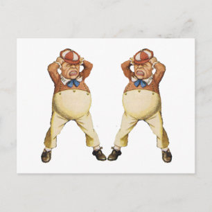 TWEEDLEDES & TWEEDLEDUM I WONDERLAND VYKORT